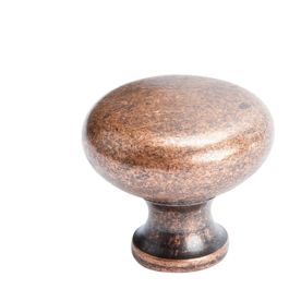 Berenson 9941 1WC P American Classics Collection Zinc Knob 1 3 16 in Dia Weathered Copper