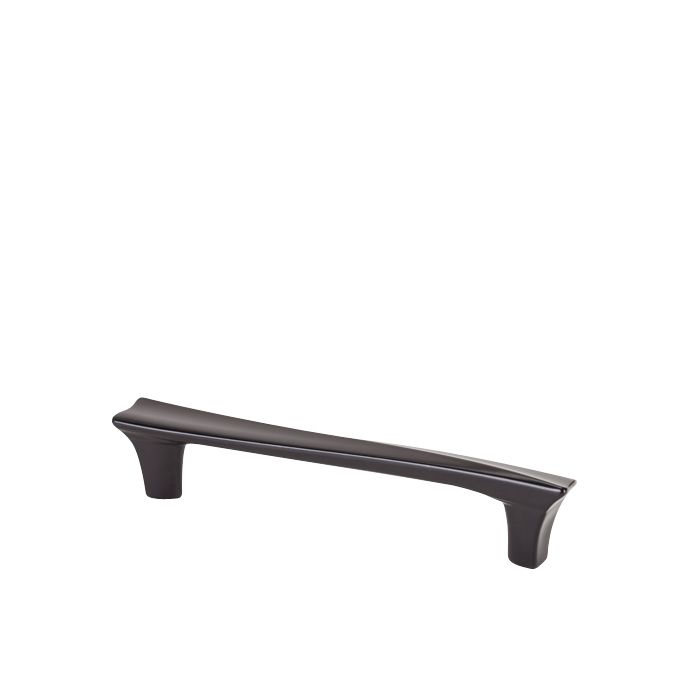 Berenson 9440 1055 P Fluidic Collection Zinc Pull 128 mm CC 6 1 4 in L x 13 16 in W Black