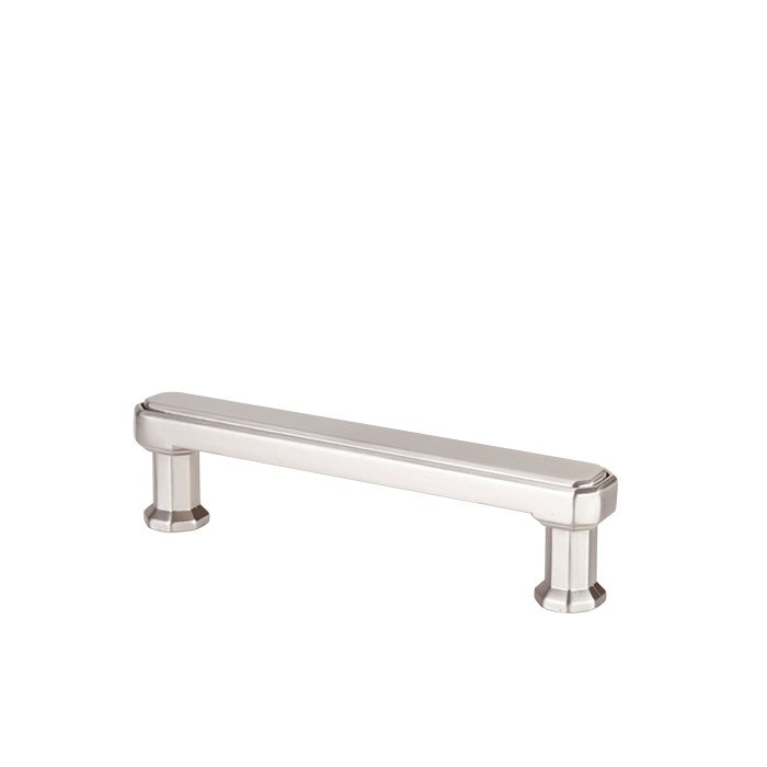Berenson 9444 1BPN P Harmony Collection Zinc Pull 96 mm CC 4 7 16 in L x 11 16 in W Brushed Nickel