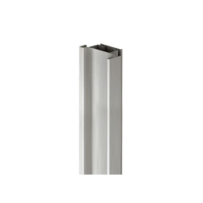 Scilm America GOLA 8059 Anodized Aluminum C-Channel Vertical Spacer Channel Profile, 105-1/8 in L x 2-5/8 in W x 1-29/64 in H, Stainless