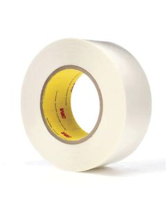 3M 9579 021200-65869-3 Double-Coated Tape, 36 yd L x 2 in W x 9 mil THK, Rubber Adhesive, White, 24/Box