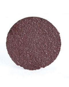 3M 348D 051111-49688-6 Aluminum Oxide PSA Abrasive Disc, 10 in Dia, No Hole, 80 Grit, Medium, X-Weight, Brown