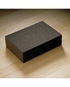 3M 051111-51065-0 Sanding Sponge, 4-3/4 in L x 3-3/4 in W x 1/2 in THK, Medium