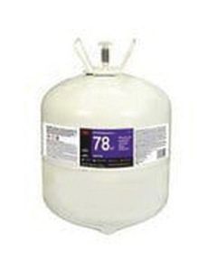 3M 051115-31594-7 Polystyrene Insulation 78 HT Adhesive, 28.5 lb Cylinder, Blue