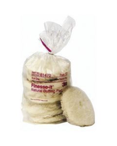 3M Finesse-it™ Wool Hook and Loop Natural Buffing Pad