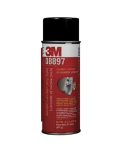 3M 08897 Dry Silicone Lubricant, 8.5 oz Aerosol Can Container, Transparent