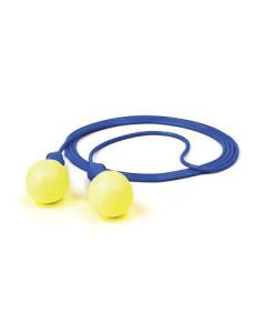 3M E-A-R™ Push-Ins™ 318-1003 Polyurethane Foam/Thermoplastic Corded Earplugs, One Size Fits Most, 28 dB, Yellow