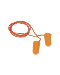 3M 1110 50051138290097 Polyurethane Foam Corded Earplugs, One Size Fits Most, 29 dB, Orange