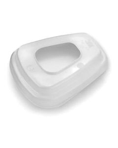 3M 501 Polypropylene Filter Retainer, 8-1/2 in L x 4-1/2 in W x 4 in H, Translucent White, For 3M™ Respirator 5000 Series, 3M™ Cartridges 6000 Series and 3M™ Filter Adapter 603