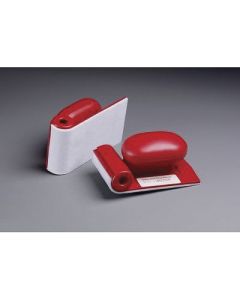 3M Stikit™ 051144-45204-0 Regular Sanding Block, 8.91 in L x 6.51 in W, Red/White