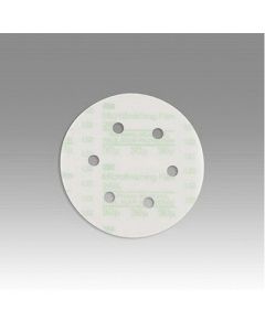 3M 268L Aluminum Oxide 6-Hole Micro Finishing Type D PSA Abrasive Disc