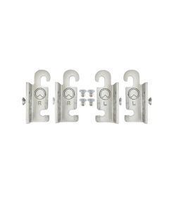 Rev-A-Shelf 4PIL Wood Pilaster Ball-Bearing Hardware Set | Pack of 10 | 4PIL-BB-HDW-10