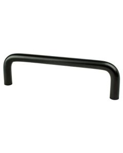 Berenson 6126-2055-P Advantage Wire Pulls Collection Steel Pull, 4 in CC, 4-5/16 in L x 5/16 in W, Black