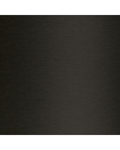 Wilsonart 6296P Satin Brushed Black Aluminum | Deco Metal Finish | 418 Phenolic-Back Deco Metal | 48" x 96"