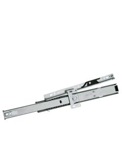 Accuride 2037-A Cold Rolled Steel Light-Duty Slide, 3/4 Extension, 50 lb, 24 in, Clear Zinc, Bulk Pack