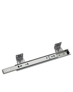 Accuride 2109 Pencil Drawer Slide | Soft Close, 26"L, 3/4 Ext, 75lb | Polybagged | Clear Zinc | C 2109-26D