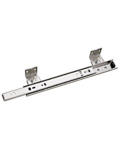 Accuride 2109 Pencil Drawer Slide | Soft Close, 22"L, 3/4 Ext, 75lb | Polybagged | Clear Zinc | C 2109-22D
