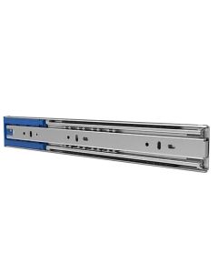 Accuride 3932EC High-Strength Low-Alloy Steel Medium-Duty Slide, Full Extension, Easy-Close, 150 lb, Clear Zinc, Bulk Pack