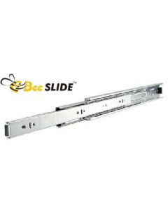 BEE SLIDE 4500 Slide | 16"L, Full Ext, 100lb, Side Mount | Clear Zinc | C4500-16P