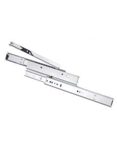 Accuride 4034 Drawer Slide | 22"L, 1-1/2" Over-Travel, 150lb, Side Mount | 5-Pack | Clear Zinc | C 4034-22X