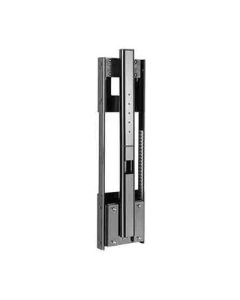 Accuride CBLIFT-0019 Steel Manually Operated Monitor Lift, 28-1/2 in H x 8 in W Opening, Black/Electroplated