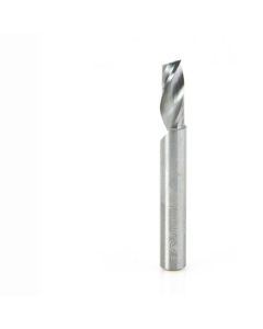 Amana Tool 51402 Carbide Up-Cut Router Bit, 1/4 in Dia x 2 in OAL, 5/8 in D Cutting, 1 Flutes, 1/4 in Dia Shank