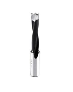 Amana Tool 206008 High-Performance Boring Bit, 8 mm Dia x 70 mm OAL, 35 mm L Flute, 10 mm Dia Shank, Brad Point, Ditec™ Carbide Cutting Edge, PTFE-Coated