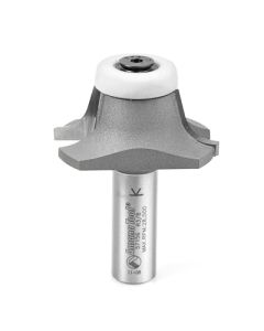 Amana Tool 57160 Carbide Roundover Solid Surface Profile Router Bit, 2-1/8 in Dia x 2-7/8 in L, 1 in D Cutting, 2 Flutes, 1/2 in Dia Shank