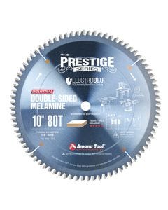 Amana Tool MB10800C Double-Face Melamine Circular Saw Blade, 10 in Dia, 5/8 in Bore, 80-Teeth, Carbide Tip Cutting Edge