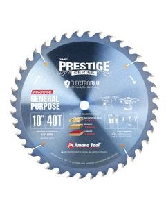 Amana Tool PR1040C General-Purpose Heavy-Duty Circular Saw Blade, 10 in Dia, 5/8 in Bore, 40-Teeth, Carbide Tip Cutting Edge