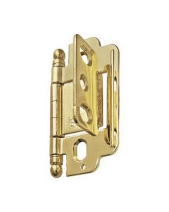 Amerock Steel Non-Self-Closing Free Swing Partial Wrap Hinge