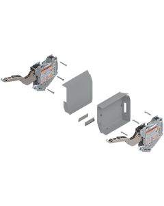 Blum AVENTOS HK-S Lift Mechanism Set | Power Factor 19 to 44 | TIP-ON Ready | Wood Screws | Light Gray | 20K2B00TN6