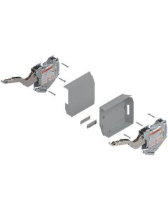 Blum AVENTOS HK-S Lift Mechanism Set | Power Factor 84 to 195 | BLUMOTION Ready | Wood Screws | Light Gray | 20KE00.N6