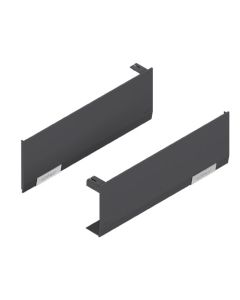 Blum AVENTOS HF top/HS top/HL top Cover Cap Set | BLUMOTION | Dark Gray | 22.8000.NA