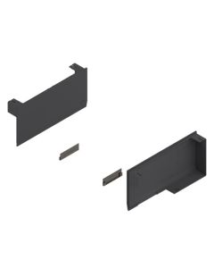 Blum AVENTOS HK top Cover Cap Set | BLUMOTION & TIP-ON | Dark Gray | 22K8000.NA