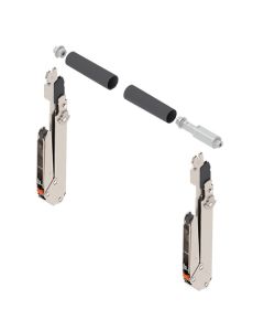 Blum AVENTOS HL top Lever Set | 13-3/8" to 15-1/4"H Cabinet | BLUMOTION & SERVO-DRIVE Ready | 22L3500