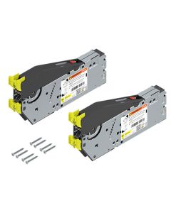 Blum AVENTOS HS top Lift Mechanism Set | 18-7/8" to 25-7/8"H Cabinet | BLUMOTION & SERVO-DRIVE Ready | Wood Screws | 22S2500