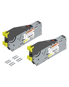 Blum AVENTOS HS top Lift Mechanism Set | 25-1/2" to 31-3/8"H Cabinet | BLUMOTION & SERVO-DRIVE Ready | Wood Screws | 22S2800