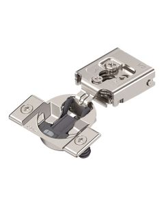 Blum COMPACT CLIP BLUMOTION 31 105° Face Frame Hinge | 1/2" Overlay | Wraparound | 3-Cam | Soft-Close | Press-In | Nickel | 30C258B.08
