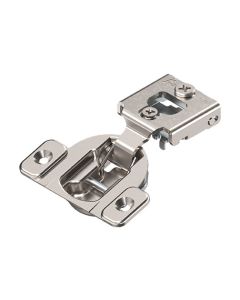 Blum COMPACT 38N 105° Face Frame Hinge | 5/8" Overlay | Wraparound | 3-Cam | Self-Close | Screw-On | Nickel | 38N355C.10
