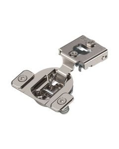 Blum COMPACT 38N 105° Face Frame Hinge | 3/4" Overlay | Wraparound | 3-Cam | Self-Close | Press-In | Nickel | 38N358C.12