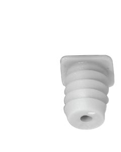 Blum 70T5582.01 Nylon Press-In Dowel with Square Head, 8 mm Dia x 12 mm L, Light Gray