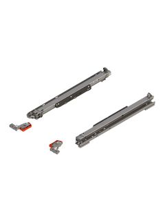 Blum MOVENTO 769R Steel Heavy-Duty S Version Slide, Full Extension, BLUMOTION Soft-Close, Bottom Mount, 135 lb, 21 in