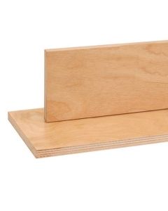 E.B. Bradley Co. Drawer Side | No Groove | 12"H x 96"L | Maple
