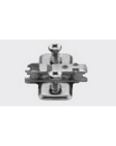 Blum System Screws Steel 1-Piece Cruciform Mounting Plate