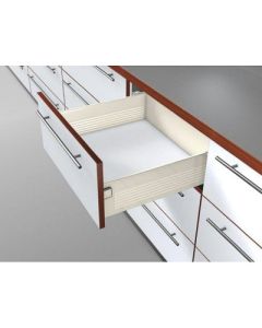 Blum METABOX 320H Quick Fix Drawer System | 3/4 Ext, 100lb | White