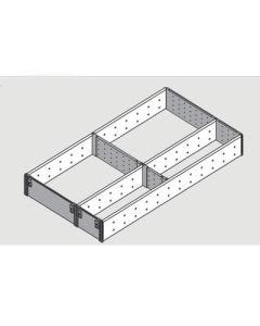 Blum ORGA-LINE Nylon/Stainless Steel Rectangle 3-Tier Utensil Drawer Insert Set