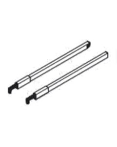 Blum Rectangular Top Gallery Rail | Left