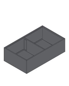 Blum AMBIA-LINE Deep Drawer Insert | Matte Orion Gray