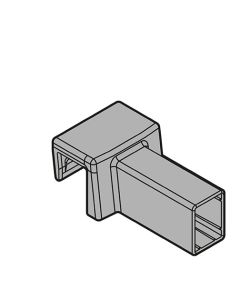 Blum AMBIA-LINE LEGRABOX Cross Gallery Connector | Orion Gray | ZC7U10E0